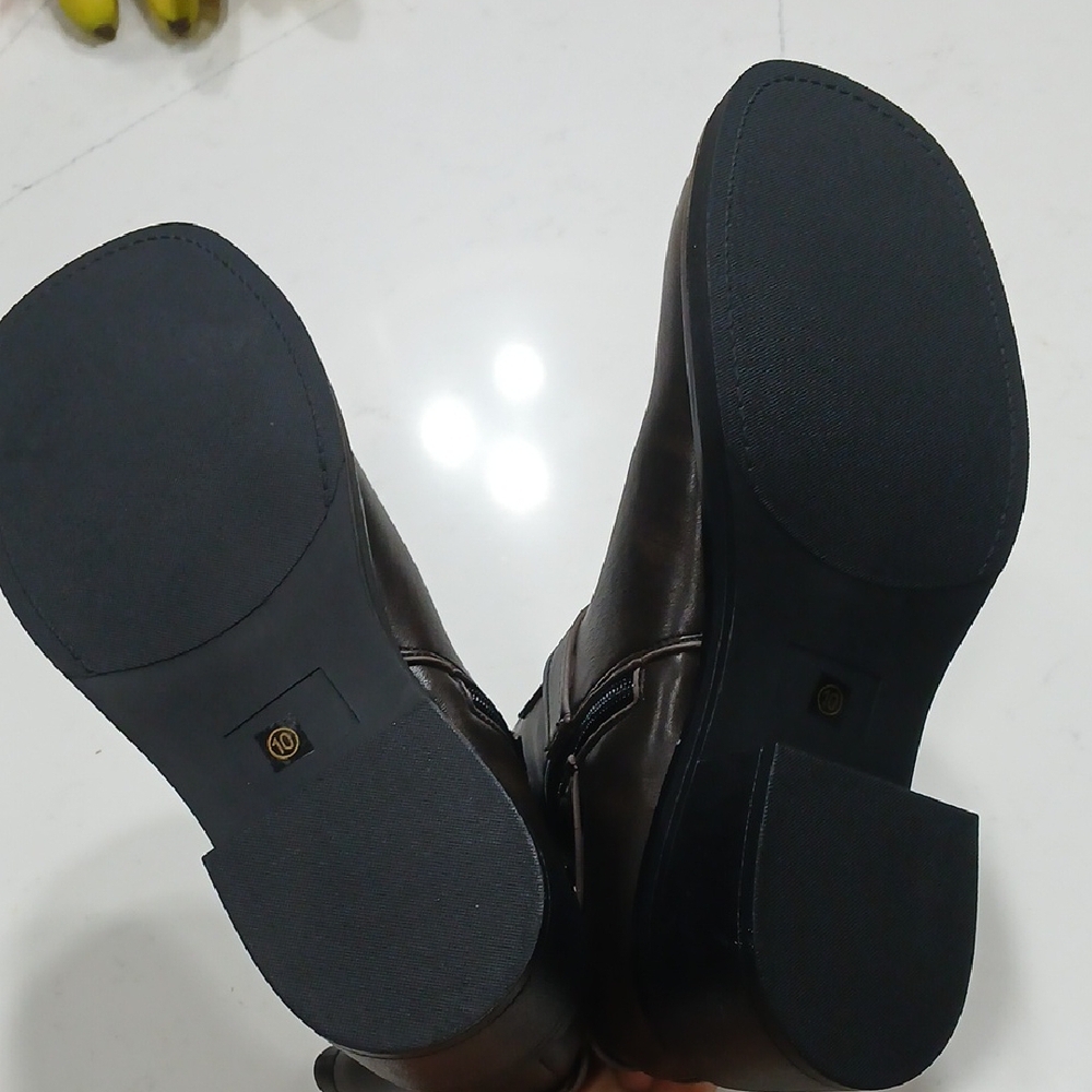 Lulu's Women's Brownish Moto  Boots, New Without Tags Or Box , Size 10 - Picture 6 of 9